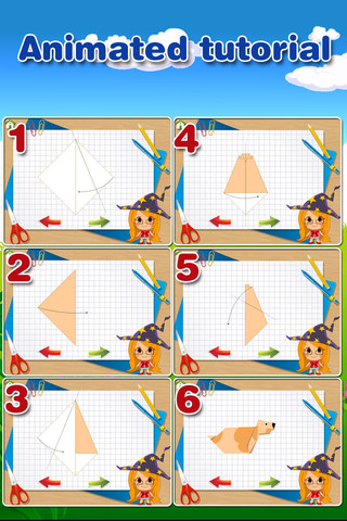 Art 折り紙芸術 子供教育ゲーム 123